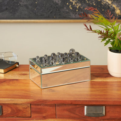Boîte à bijoux avec miroir Cole and Glass