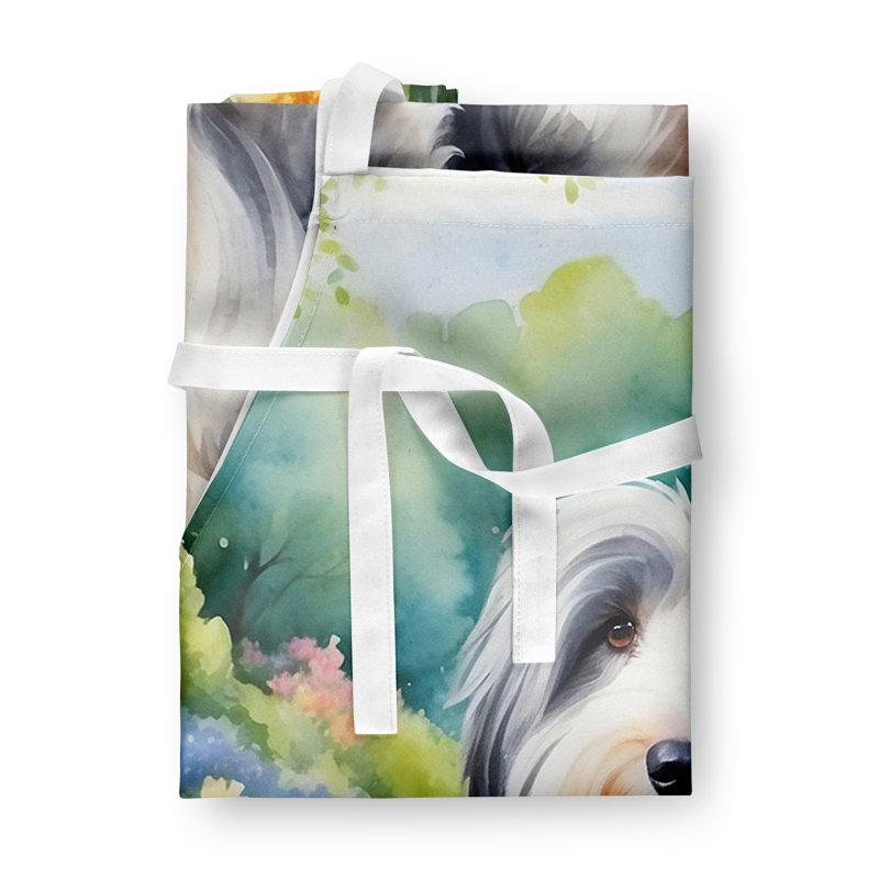Tablier de jardin Bearied Collie Spring
