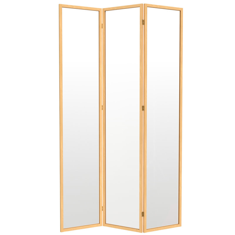Cloison en plastique transparent Alayzhia, 3, 7 pi, Naturel