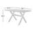 Solid Wood Base Dining Table-888427403