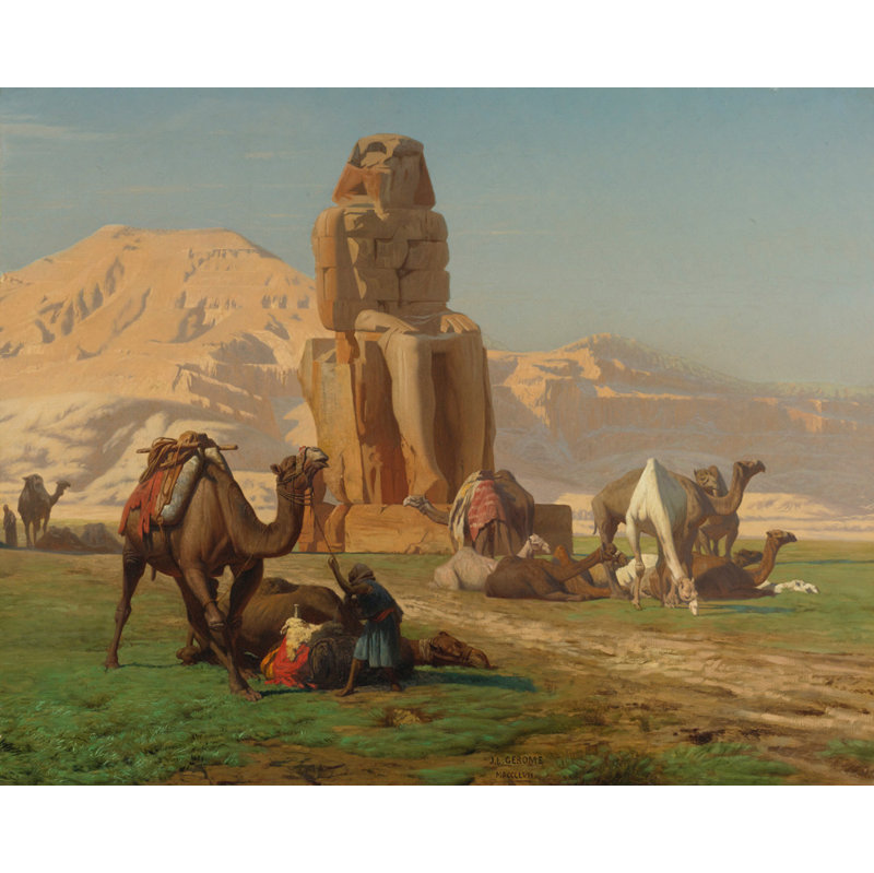 Memnon et Sesostris, H 14 po x l 18 po
