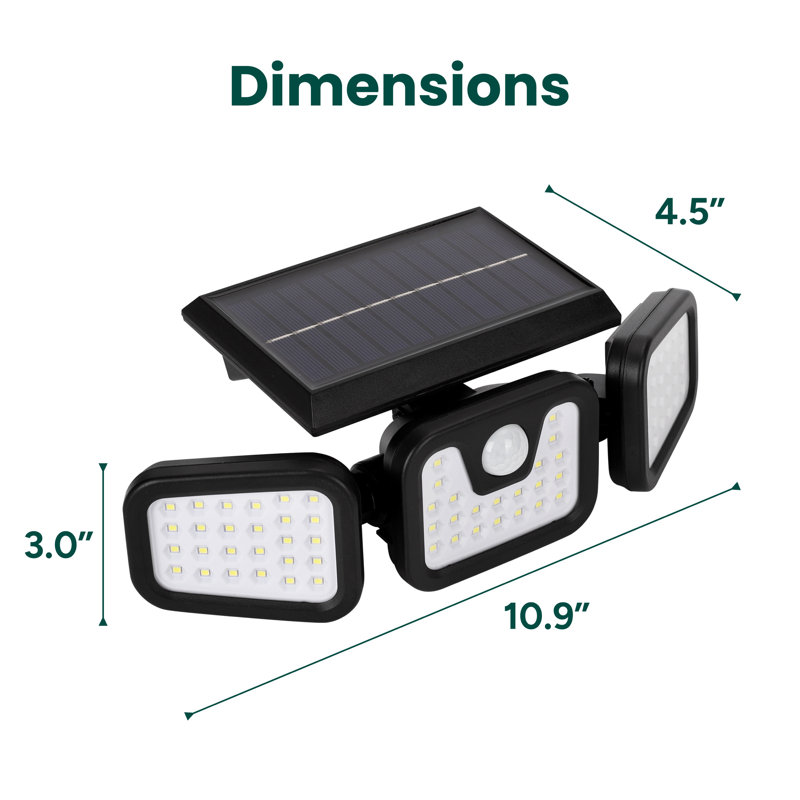 Solar Security Flood Light With Motion Sensor