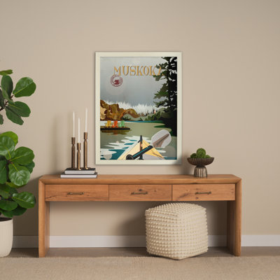 Muskoka Go by Simeng a Framed Art Print Matted under Glass