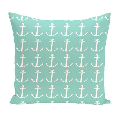 Housse et insert de coussin carré extérieur Anchors