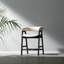 Chaises à hauteur de comptoir Cove, noir rétro (ensemble de 2)-431831524