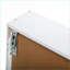Bureaux, bureau de bureau mural moderne pliable avec rangement | Blanc | Panneau de particules