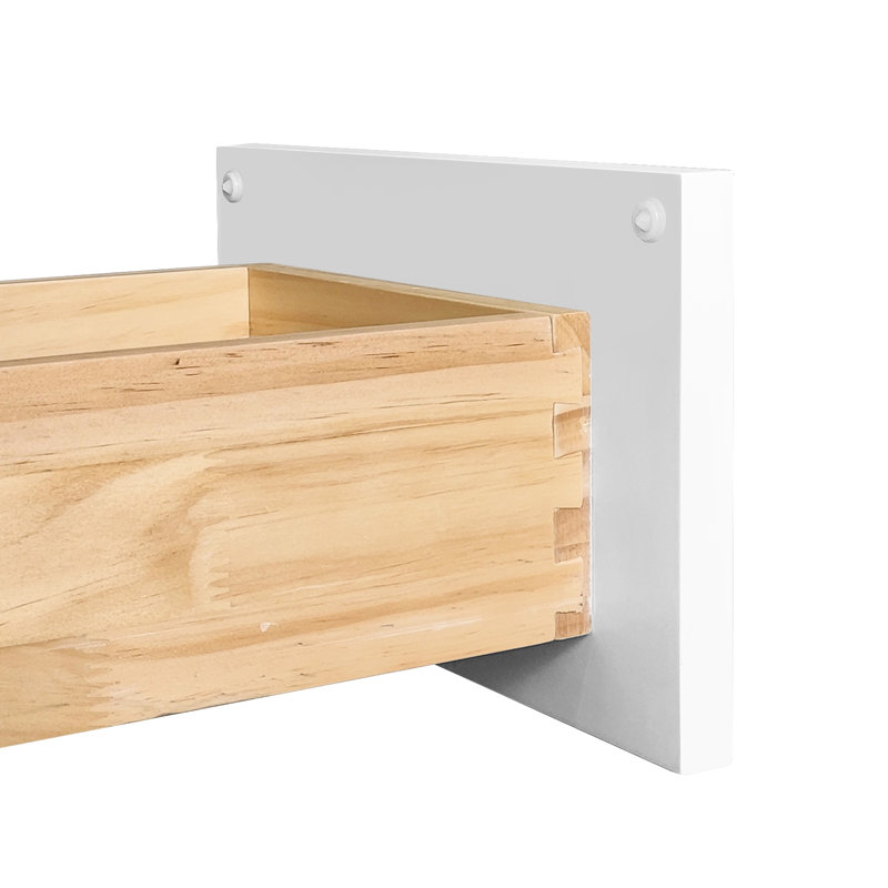 Armoire à porte simple blanche Shaker