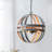 Suspended luminaire with adjustable chain