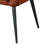 Lila Bench, Foam Seat, Tufted Rust Orange Fabric, Black Legs 47 Inch-129099808