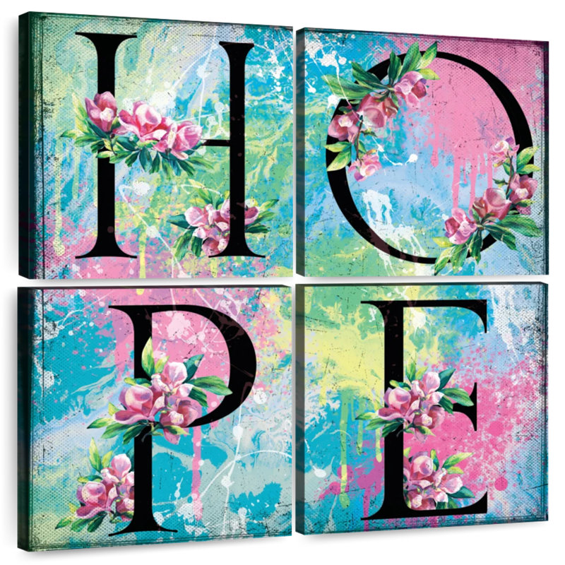 Tergel Hope Typography, 26" H x 26" W