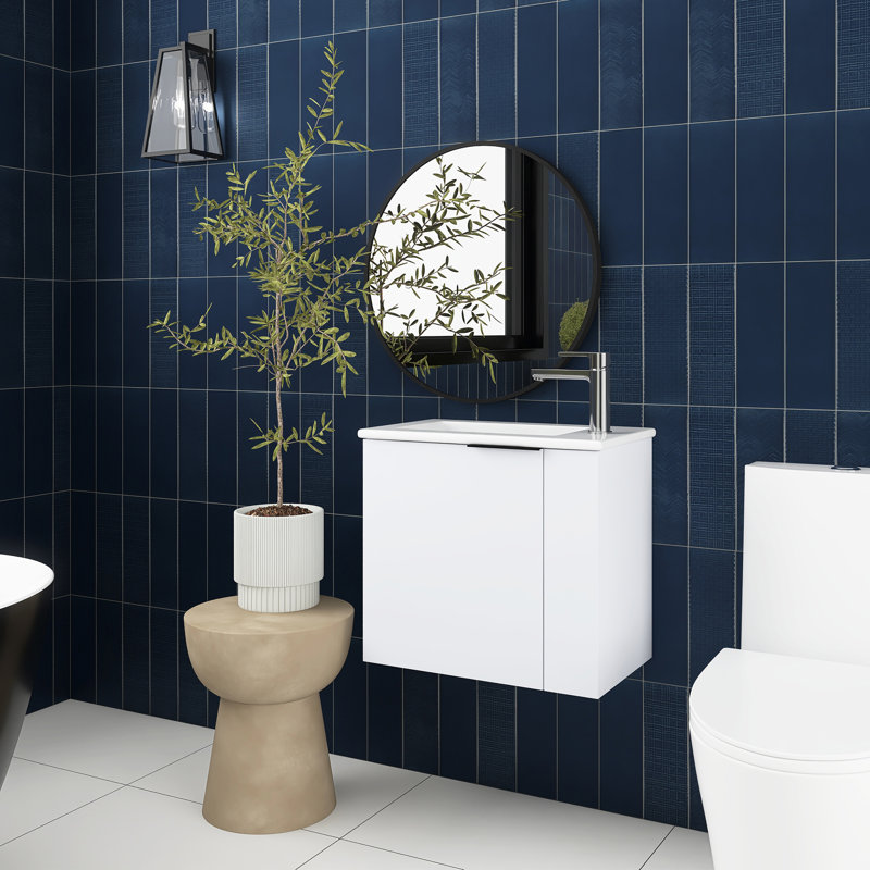 Ensemble de meuble-lavabo simple 22 po, Blanc