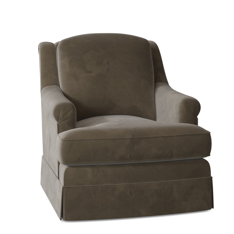 Milan 35.5" Wide Armchair, 9953 Mink, Stationary