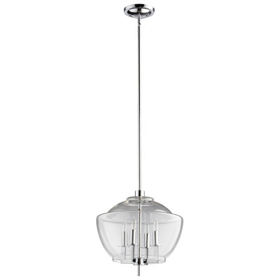 Empoli 4 - Light Chrome Single Pendant