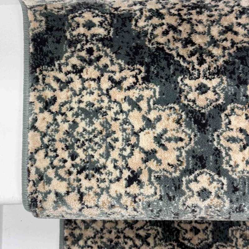 Stair Runner Damask Area Rug, Stair Runner 66 x 660 cm