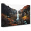 Svartifoss Waterfall In Iceland In Abstract - Wrapped Canvas-55341646