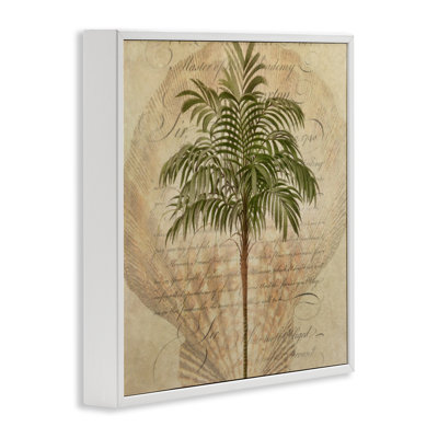 Subdued Tropics Palm Framed Giclee, design by Steve Hunziker