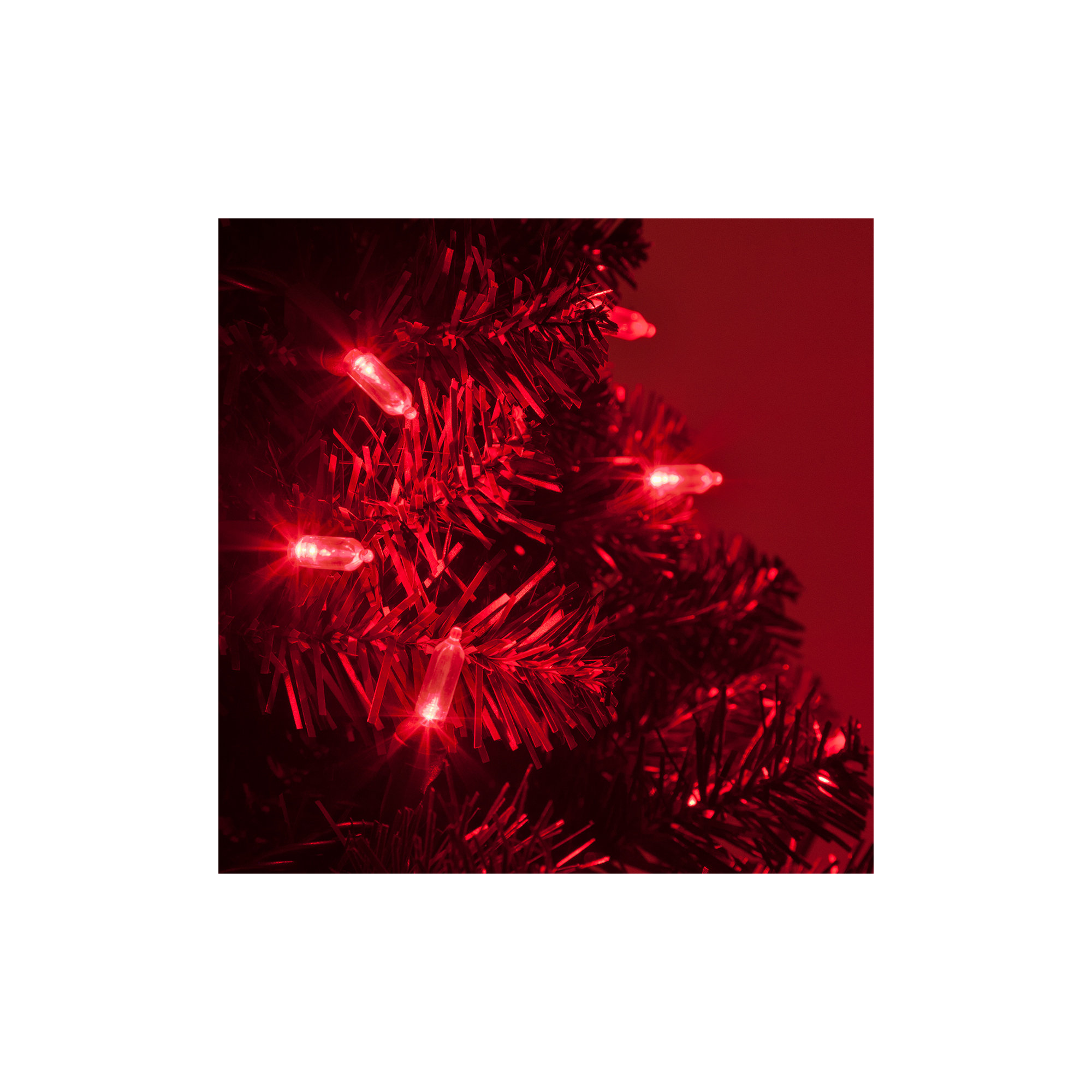 306'' LED String Lights, Red