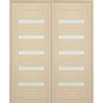 Portes françaises préfinies en bois massif massif