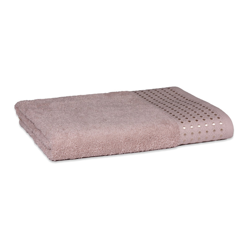 Serviette de bain en coton turc Sudeep, Taupe