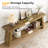 70.87-Inch Console Table For Entyrway, Hallway, Entrance, Foyer, Oak Color-1204314399