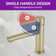 Single-Hole Single-handle Bathroom Faucet with Drain Assembly