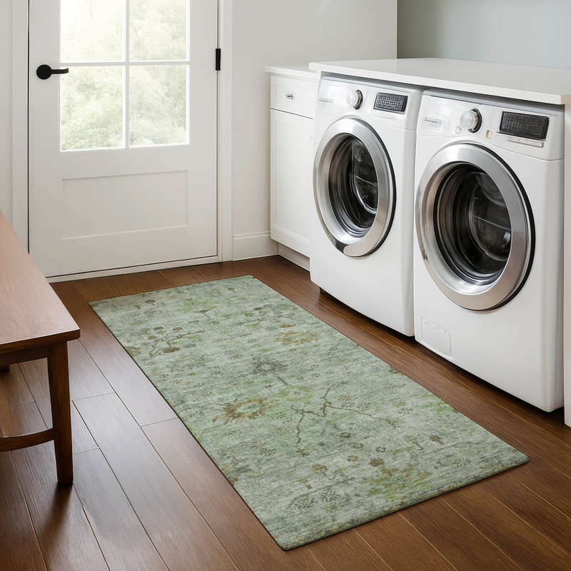 Premium Machine Washable Pinkston Arabesque Rug, Runner 2'3" x 7'6"