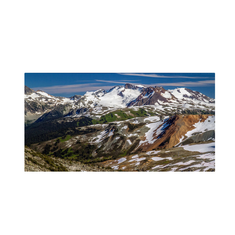 Whistler Summer by Pierre Leclerc - Photograph Print on Canvas, 12" H x 24" W x 2" D