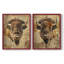ANIMALS Series CDLxxxviii - reproduction encadrée de qualité supérieure - prêt à être accroché - pas de clous requis - pas de clous requis-728024707-728024713