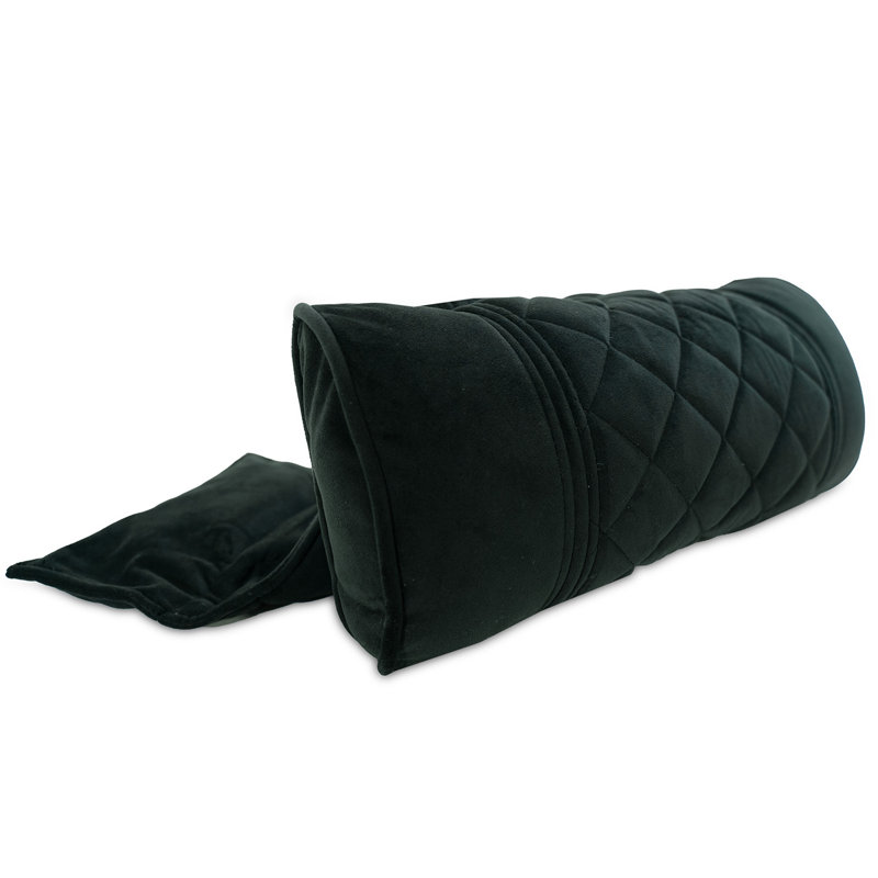 Accoudoir de rangement octane à assise octane | Microfibre sangria, Noir