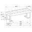Banc d'appoint capitonné Boucle