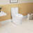 1.1/1.6 GPF Elongated Comfort Height Floor Mounted One-Piece Toilet, CUPC Certified, Watersense Cetified, Ceramic, White Color, Soft Close Seat