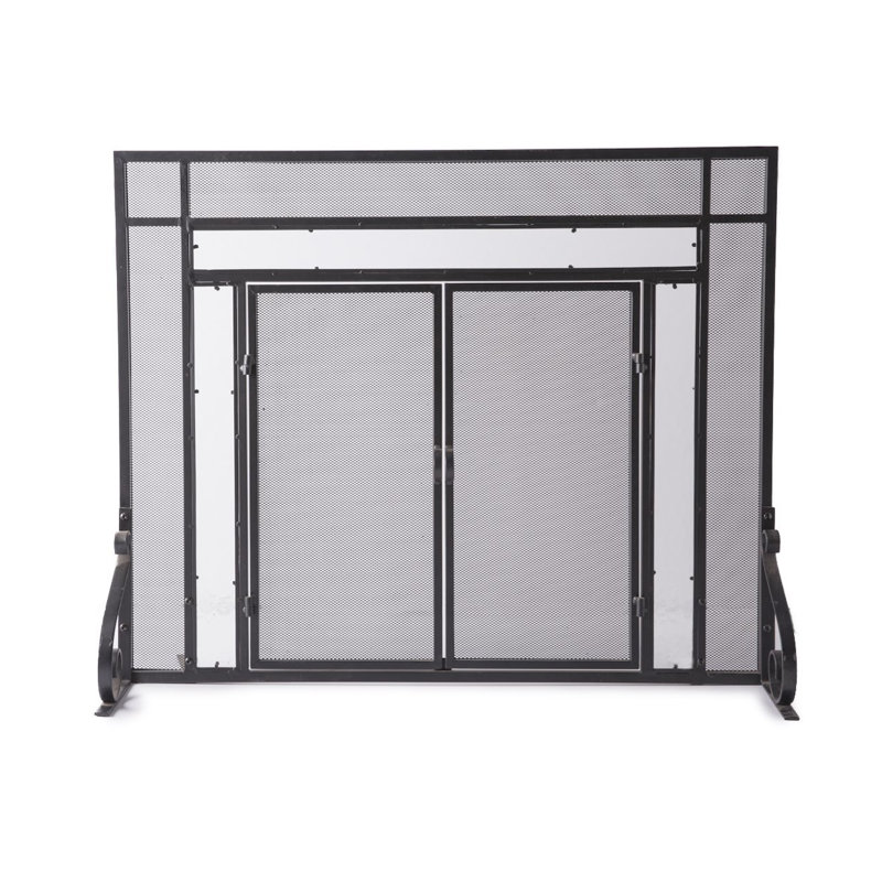 Steel Fireplace Screen