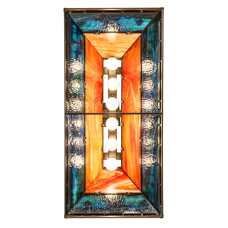 36" Long Tall Pines Oblong Pendant