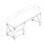 Bureau réversible Weston