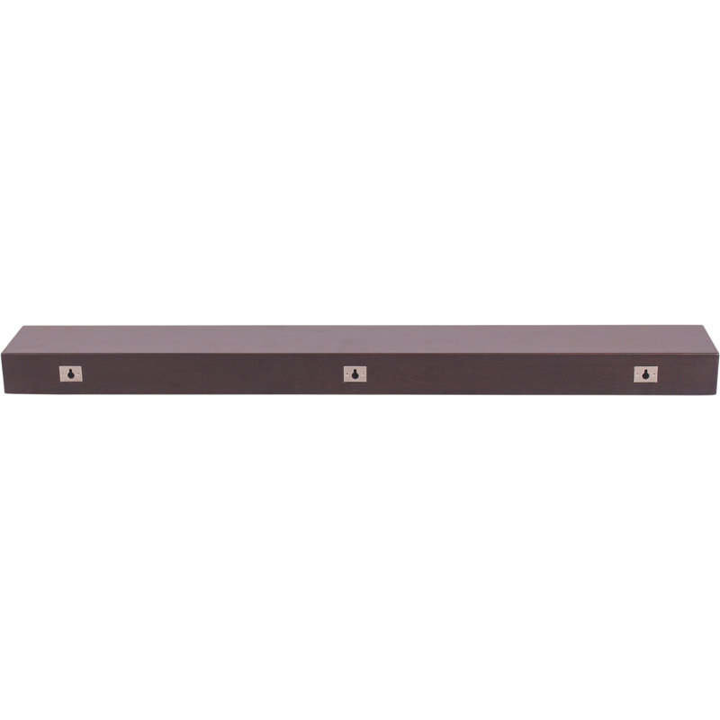 Bisa Teak Floating Shelf, 3" H x 48" W x 6" D