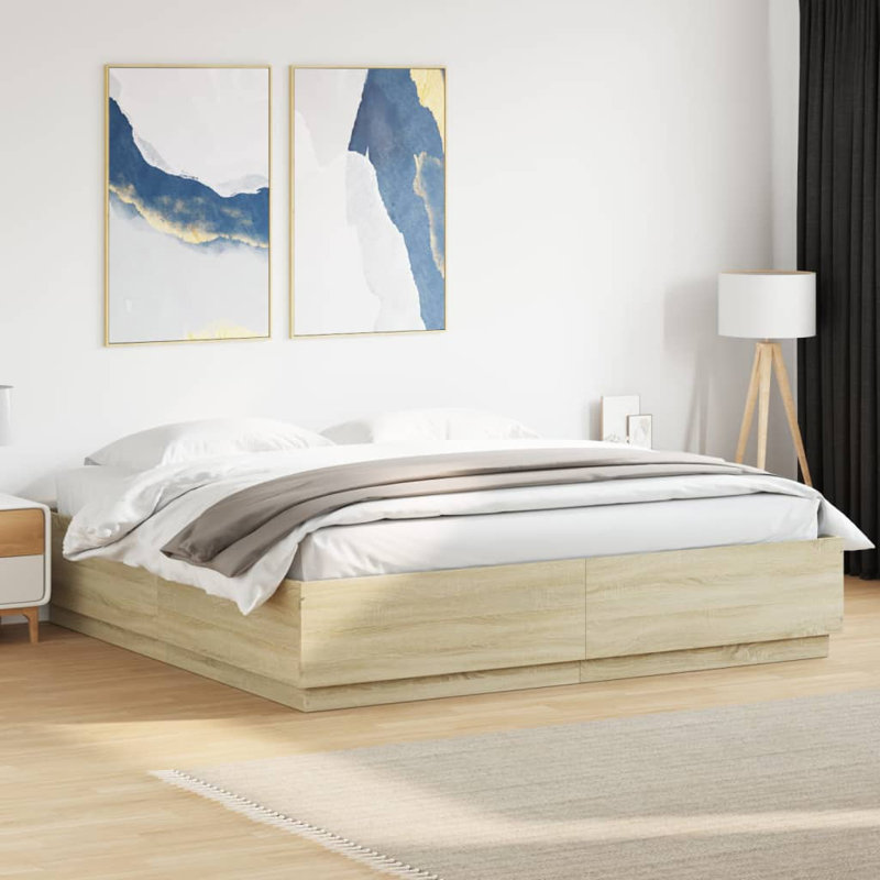 Penelopa Bed, Grey Sonoma, Super King (6')