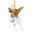 Ornement en forme d'ange pour chien «Honour the Pooch Dalmatian Holiday»