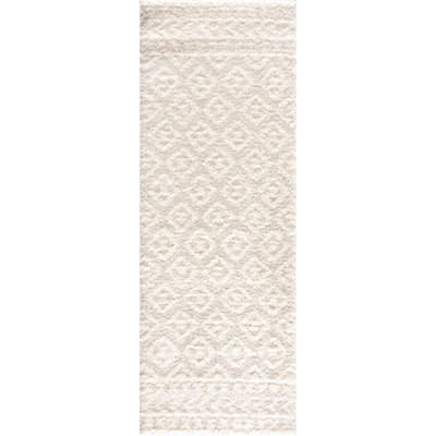 Tapis bleu / beige Aaliyanna