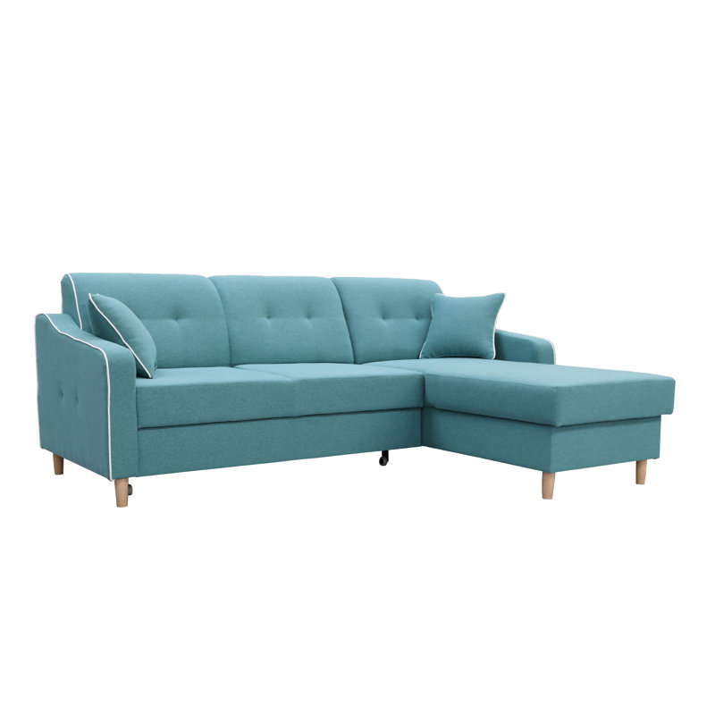 Raul 3 Seater Sofa Bed, Left
