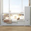 Twin Size Platform Bed With Storage Headboard And Footboard,  Pull Out Shelves And Twin Size Trundle, White-1183167281