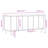 vidaXL Record Cabinet Engineered wood, Iron Medium Modern-280824489