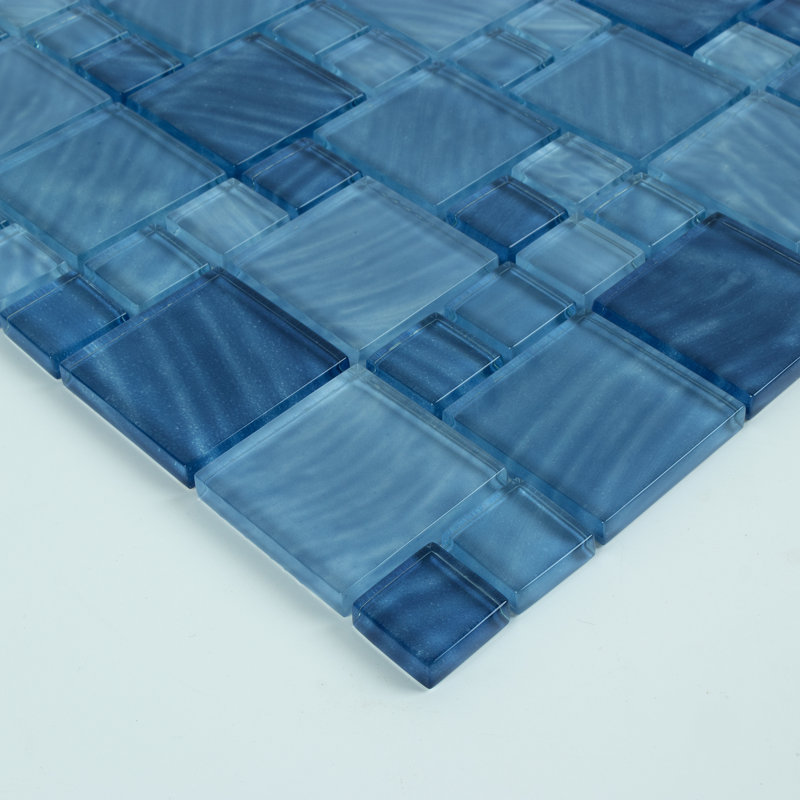 Carrelage mosaïque en verre Impressions, Vague d'océan