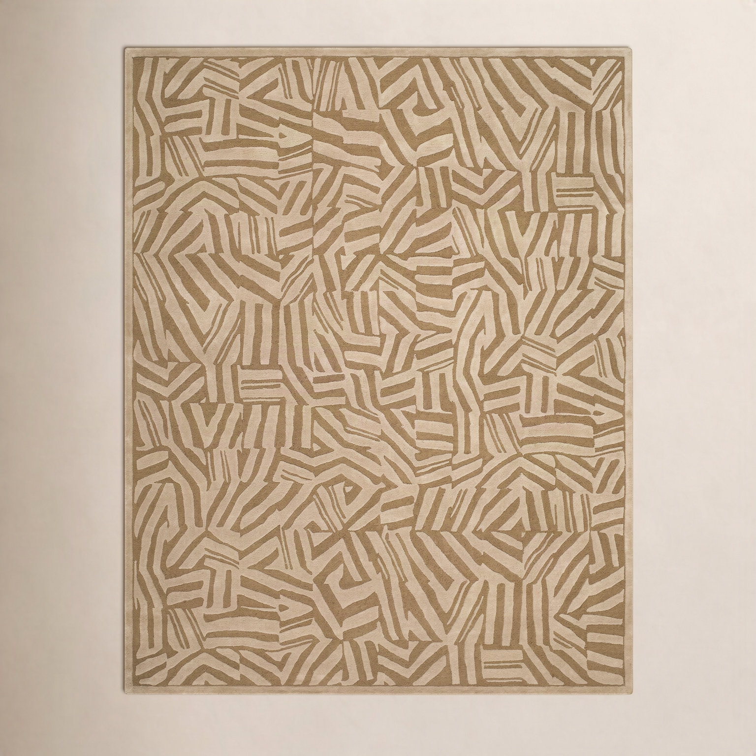 Polk Hand-Tufted Striped Rug, Rectangle 8' x 10'
