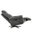 Fauteuil inclinable électrique pivotant en cuir Longin-329067064
