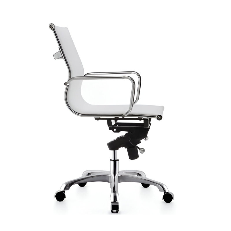 Chaise de bureau Sukabumi, Blanc
