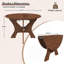 Ensemble de table de salle à manger 3 pièces en bois 3 pièces-563441070