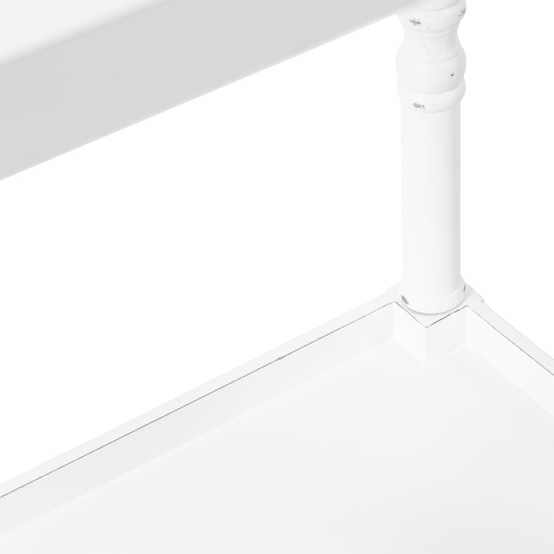 Bublitz End Table, White