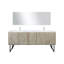 Ensemble de miroir de meuble-lavabo double 80 po x P 20 po Lancy-113289544