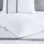 Édredon 8 pièces pour grand lit - Magnifique accents brodés avec garniture blanche et grise, taies décoratives, coussins décoratifs euro lavables à la machine et grand pour un look élégant-120469538-120469535