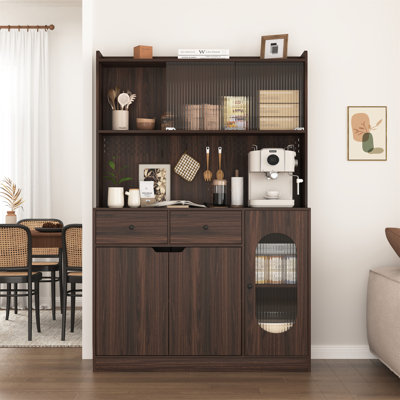 71"Tall Kitchen Pantry Storage Cabinet